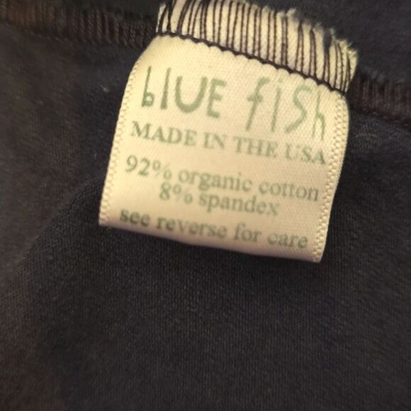 Blue Fish Wide Leg Lagenlook Pants - Navy - Picture 8 of 9